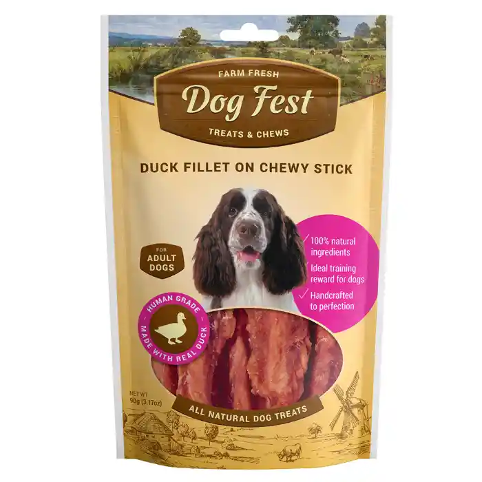 Dog Fest Filete Pato Barra 90 Grs