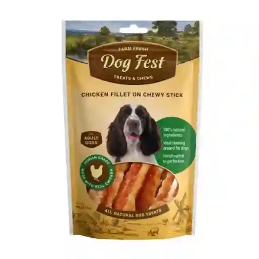 Dog Fest Filete Pollo Barra 90 Grs