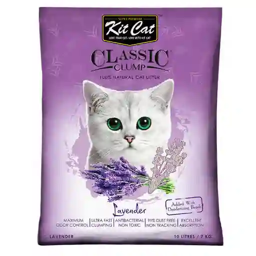 Kit Cat Arena Sanitaria Lavender - 7 Kg