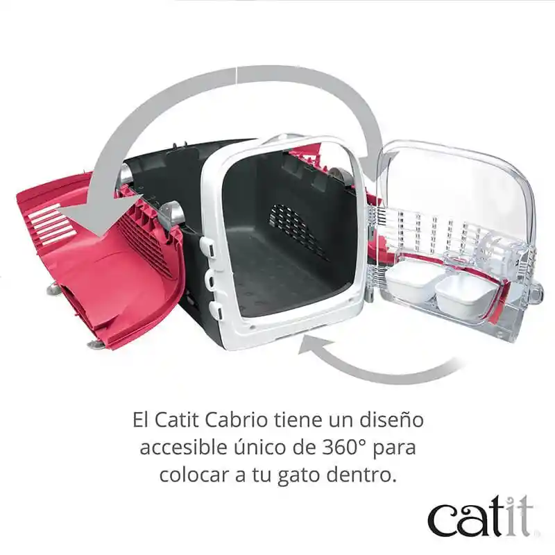 Catit Cabrio Rojo Cereza Color - Cereza