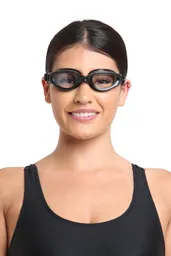 Lentes Para Natación Con Correa De Silicona Negro Samia