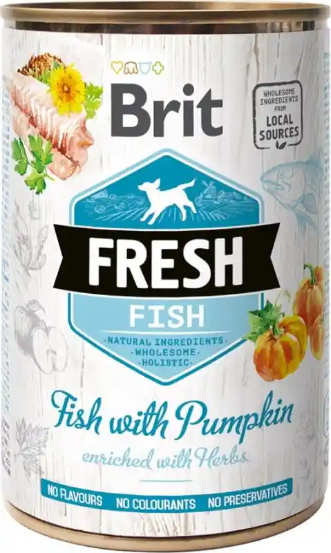 Brit Fresh Fish With Pumpkin 400 Grs