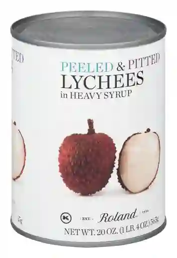 Peeled & Pitted Lychees In Heavy Syrup 20 Oz Roland