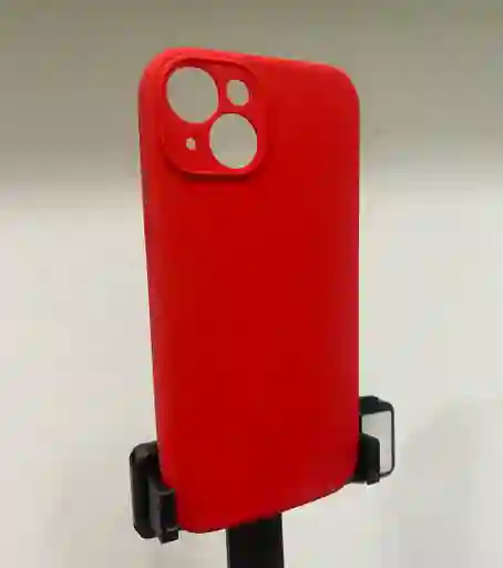 Carcasa Silicon Case Reforzada Para Iphone 14 Rojo
