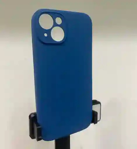 Carcasa Silicon Case Reforzada Para Iphone 14 Pro Max Azul Oscuro