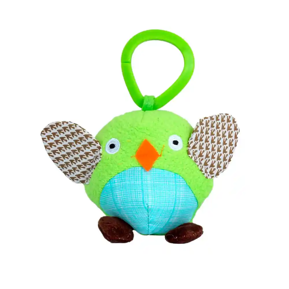 Juguete Peluche Sonajero Musical Colgante Cochecito Cuna (buho Verde)