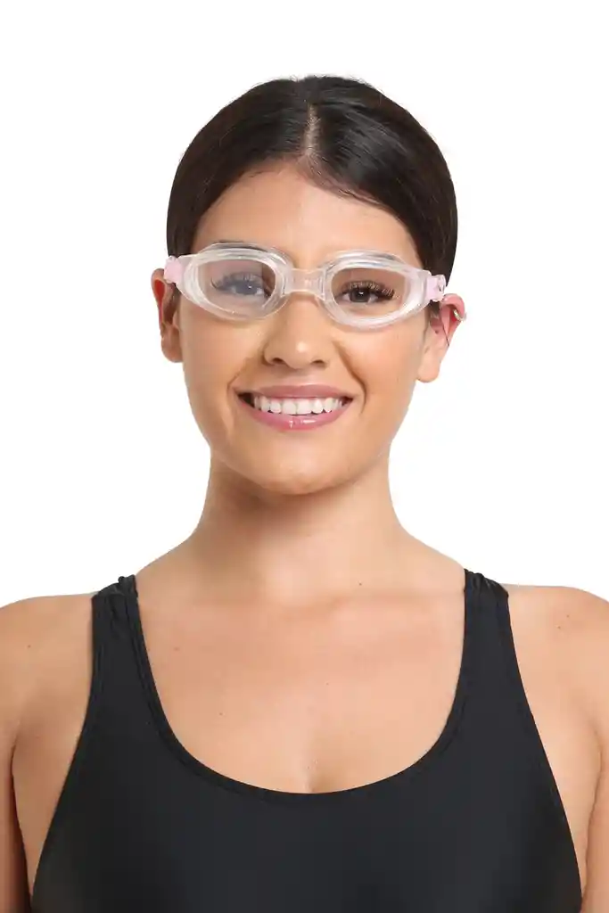 Lentes Para Natación Con Correa De Silicona Rosado Samia