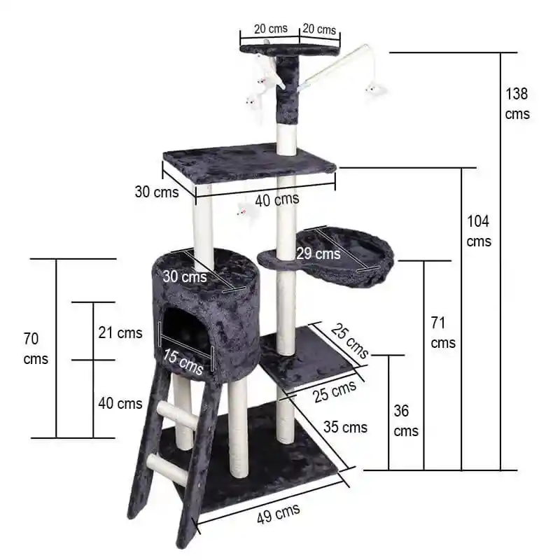 Rascador Play Tower - Beige