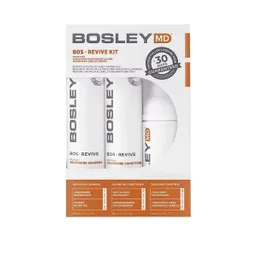 Kit Shampoo, Acondicionar Y Tratamiento Bosley Revive Color