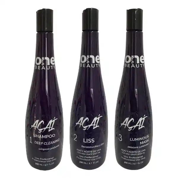 Kit Alisado Acai One Beauty 200ml