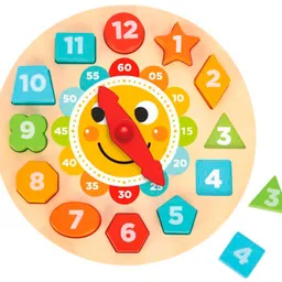 Puzzle Reloj De Madera Tooky Toy