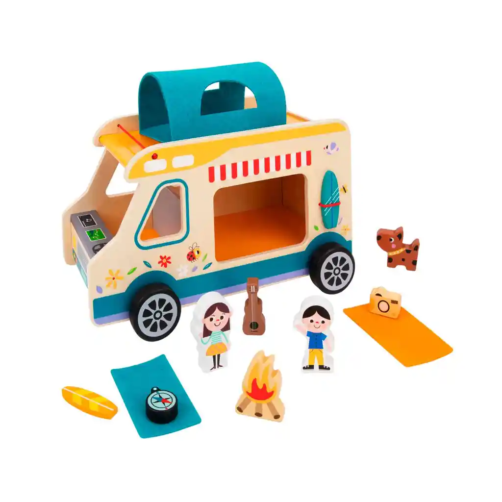 Juego Caravana De Camping Tooky Toy
