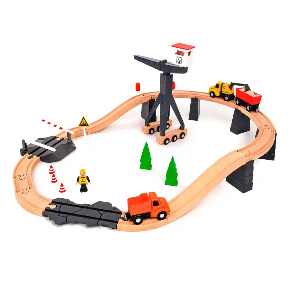 Tren De Construcción 35 Piezas Tooky Toy