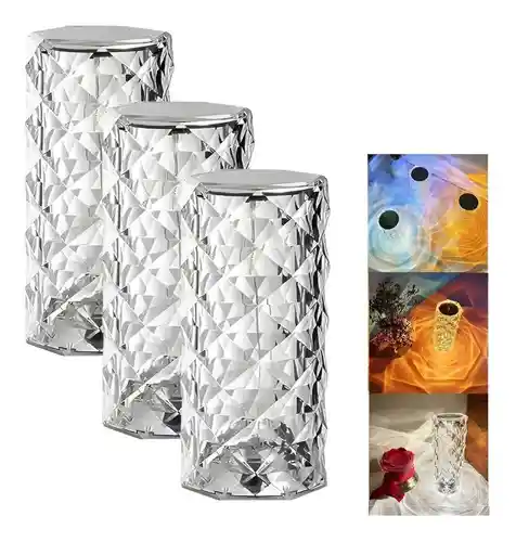 Pack X3 Lampara De Velador Tactil Lampara De Escritorio