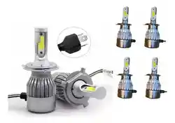 Pack X2 Luces Led H4 Kit Turbo Led Ampolleta Led Luz Led Aut