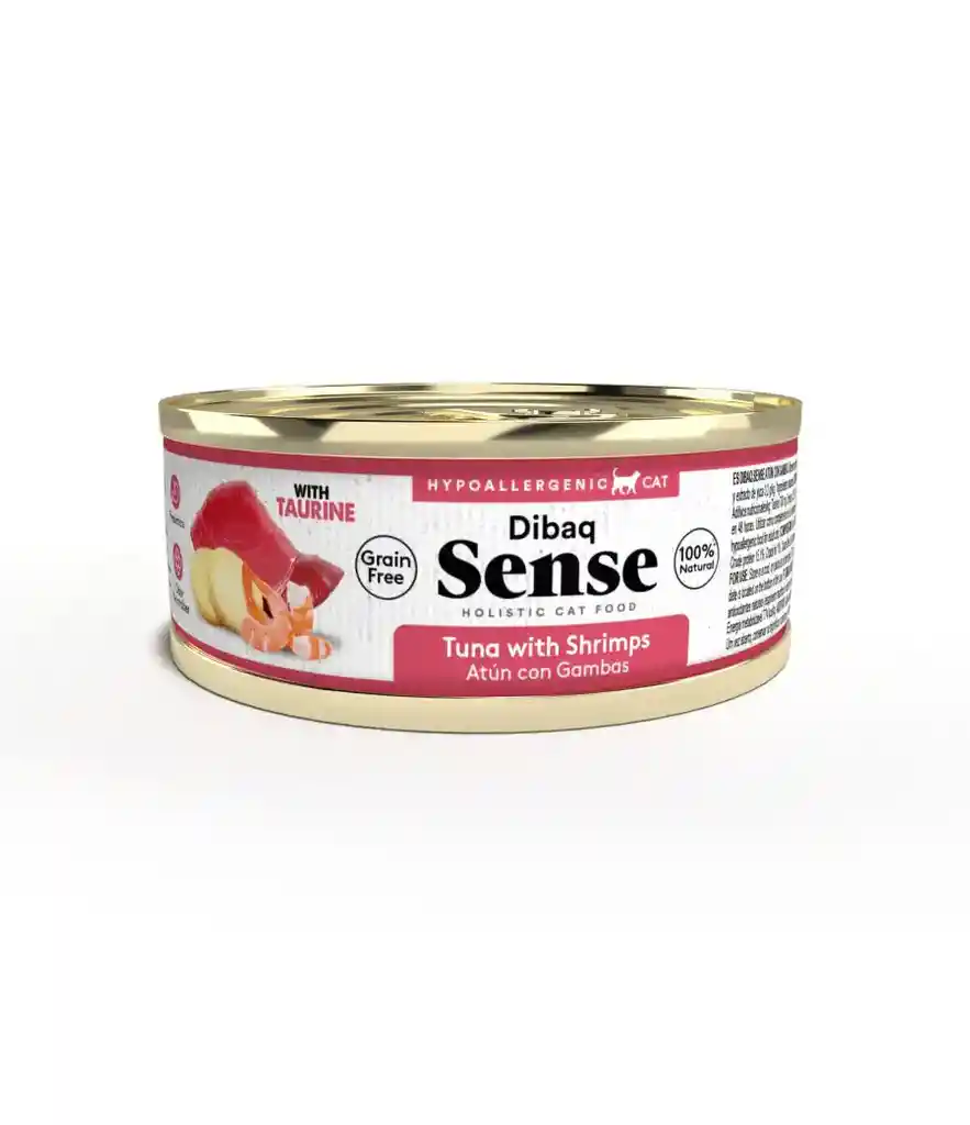 Dibaq Sense Lata Atun Con Camaron Para Gatos