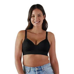 Sostén De Lactancia Bravado Plunge Negro Talla S