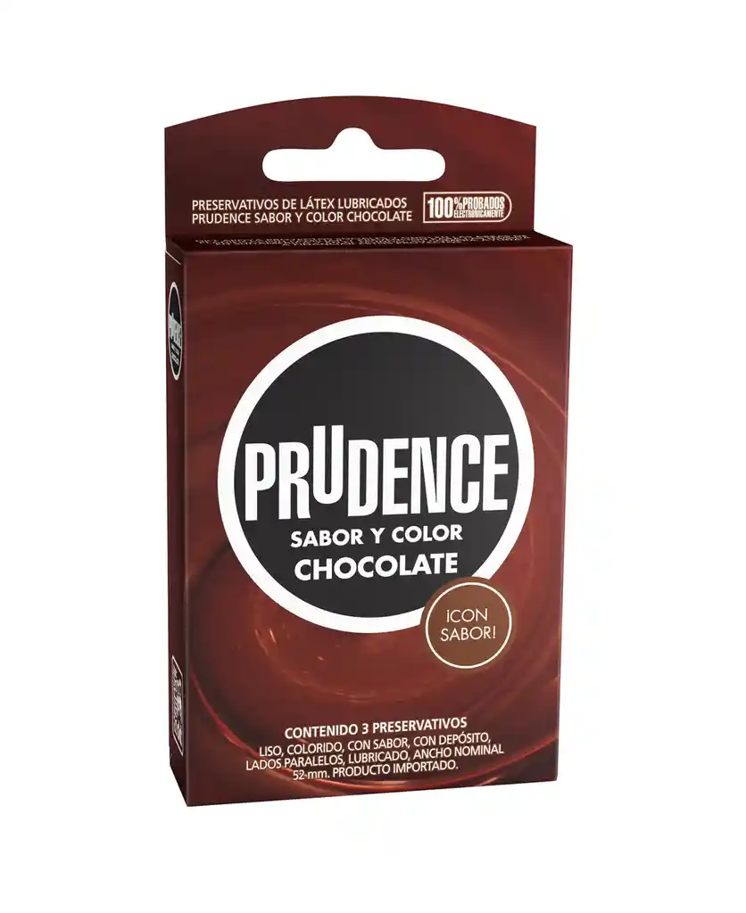 Preservativo Prudence Chocolate ( 3 Unidades)