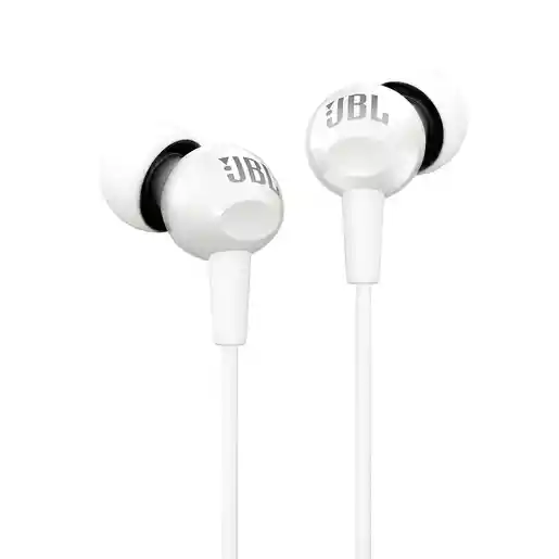 Audifonos Jbl C100si Con Manos Libres Blanco