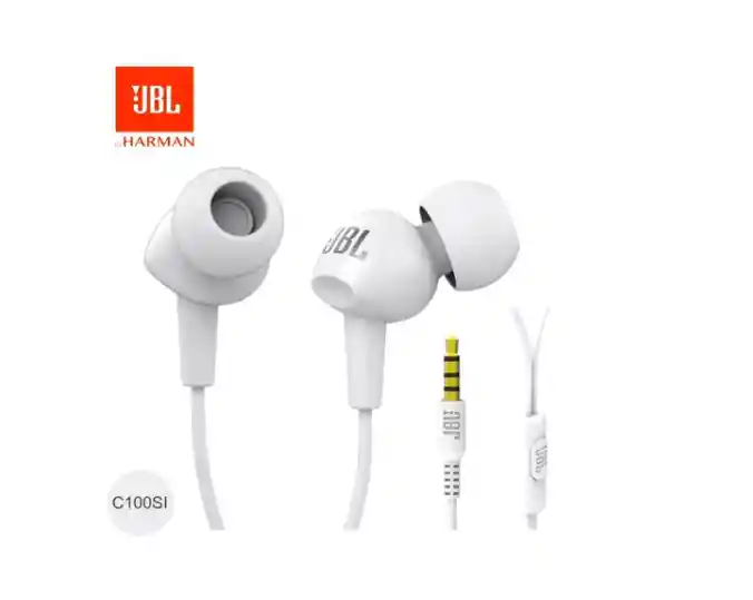 Audifonos Jbl C100si Con Manos Libres Blanco