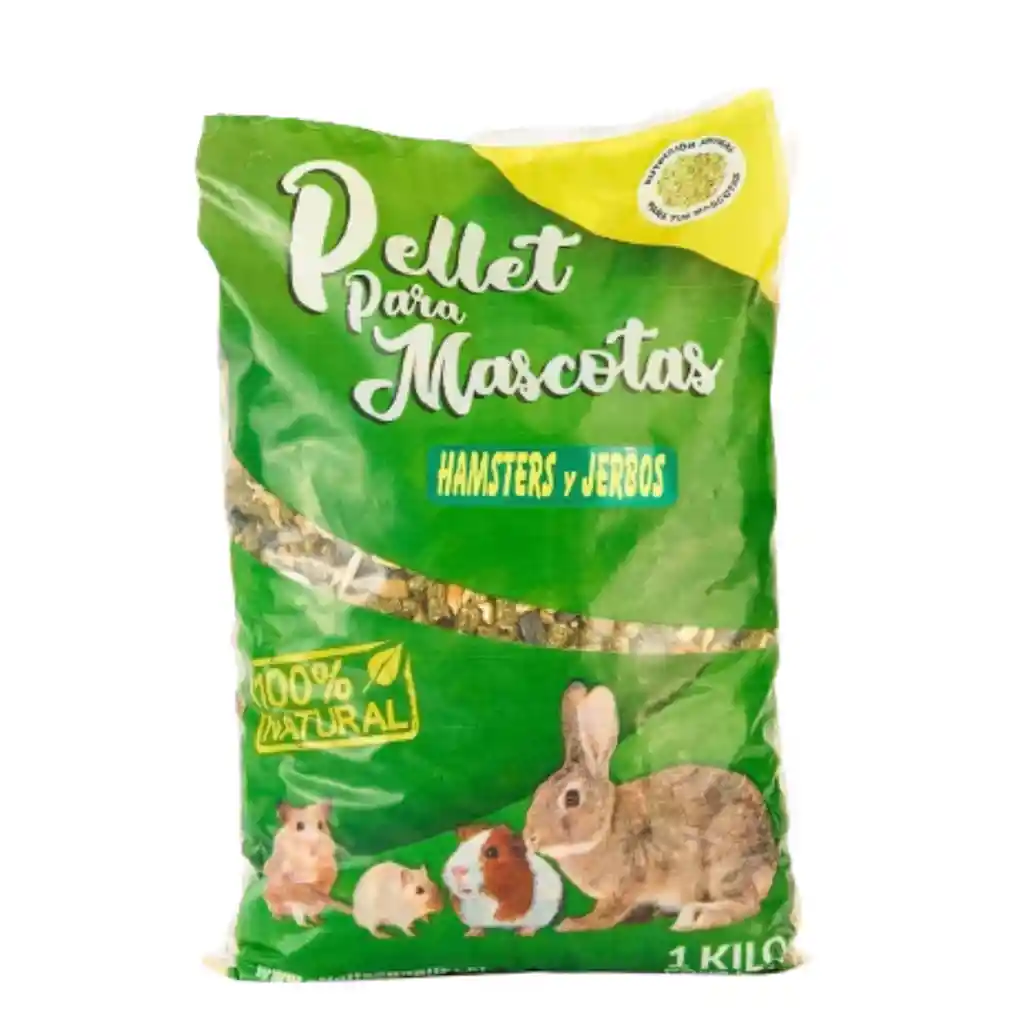 Mix Pellet Para Mascotas (hámster, Conejos, Jerbos)