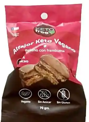 Keto Free - Alfajor Keto Mermelada De Frambuesa (vegano)