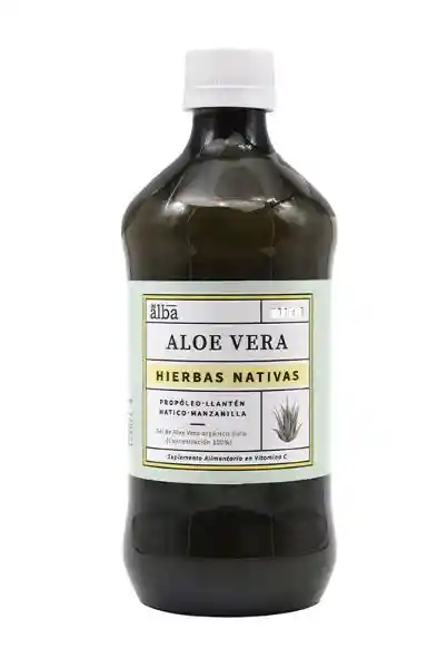 Apicola Del Alba - Aloe Vera Con Hierbas Nativas 1 Litro