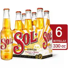 Six Pack Sol Botellin 330ml