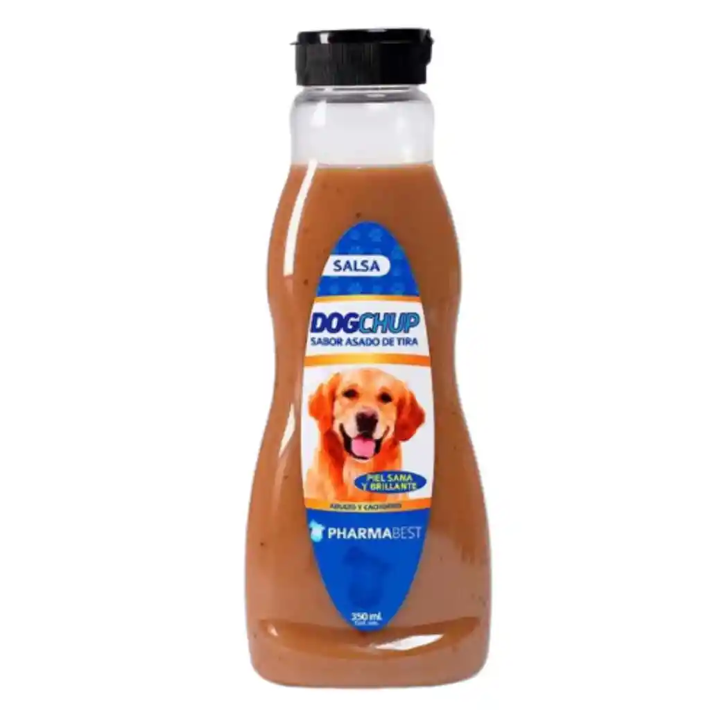 Dogchup, Salsa Para Perros, Sabor Asado De Tira (350 Ml)