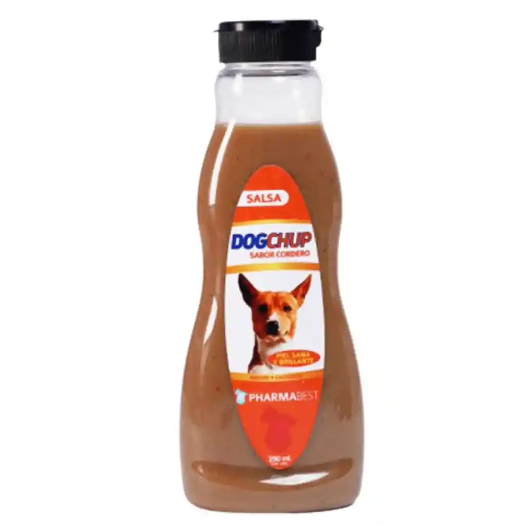 Dogchup, Salsa Para Perros, Sabor Cordero (350 Ml)