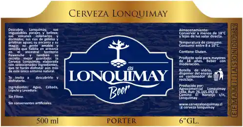 Lonquimay Porter 500cc Botella