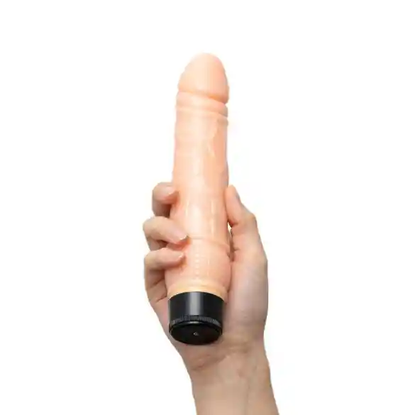 Vibrador Regulable 21x3.5cm Piel