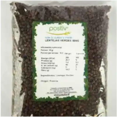 Lentejas Negra 500g, Positiv