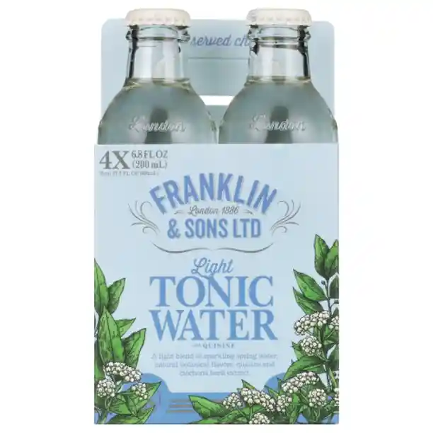 Franklin & Sons Light Tonic Water 4-pack 200ml