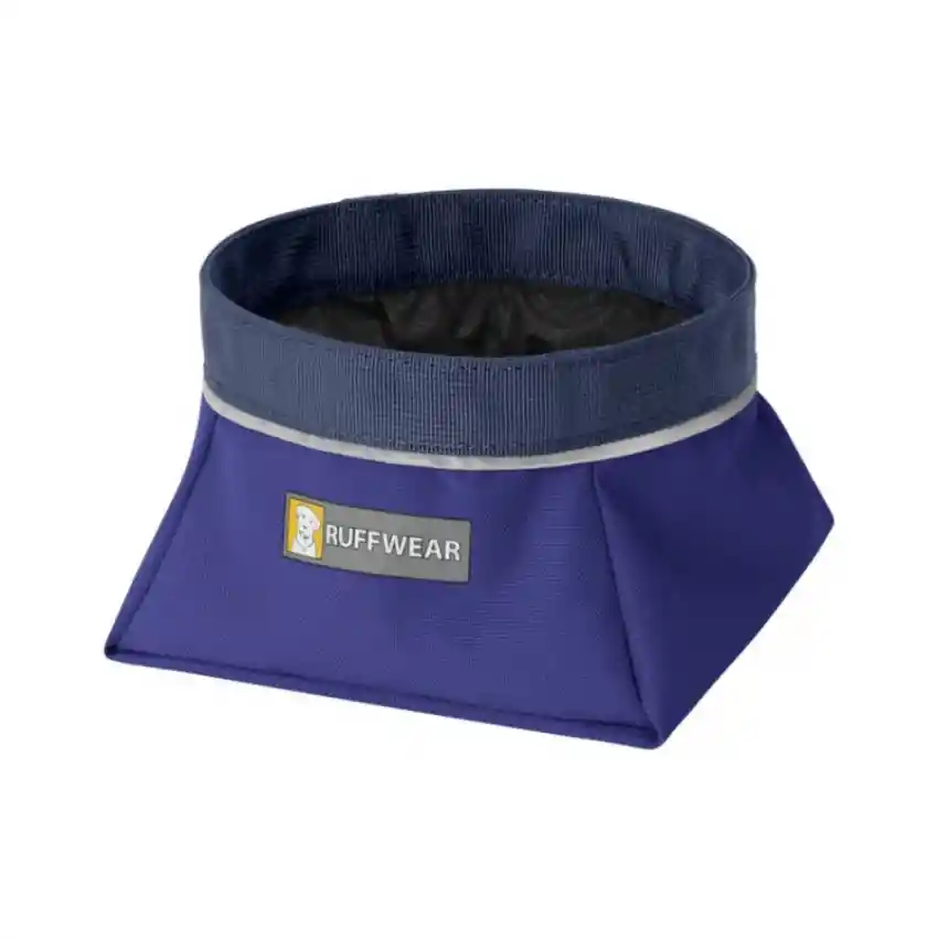 Ruffwear Quencher Water Proof Bowl - Huckleberry Blue L