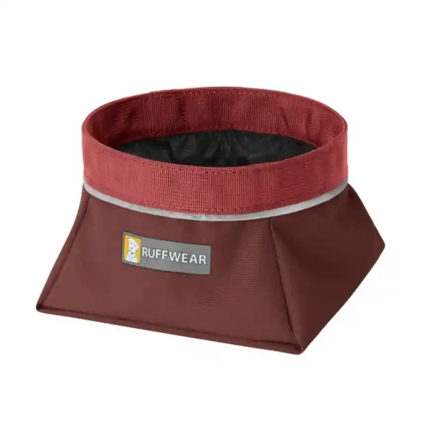 Ruffwear Quencher Water Proof Bowl - Fired Brick L