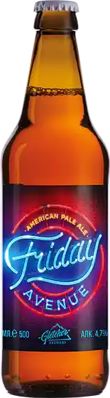 Cerveza Gletcher - Friday Avenue - Apa 500cc Botella