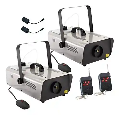 X2 Maquina Humo Fiesta Consola Controlador Dmx Humo 1200w