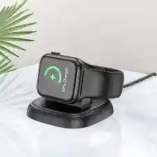 Cargador Inalambrico Para Reloj Apple Watch/modelo Soporte Color Negro