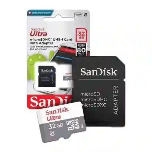 Memoria Micro Sd Sandisk De 32gb
