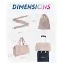 Bagsmart - Bolso De Mano Para Viajes Con Bolsa Para Zapatos - Rosado