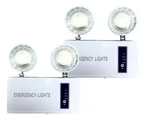 Pack X2 Lampara De Emergencia Recargable Luz De Emergencia