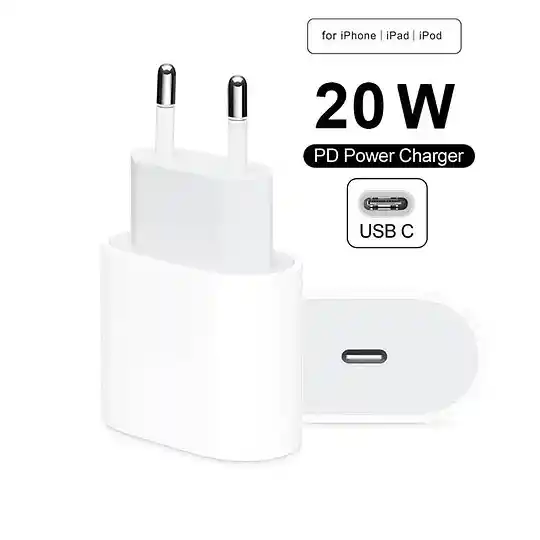 Adaptador Iphone Usb-c Carga Rápida 20w