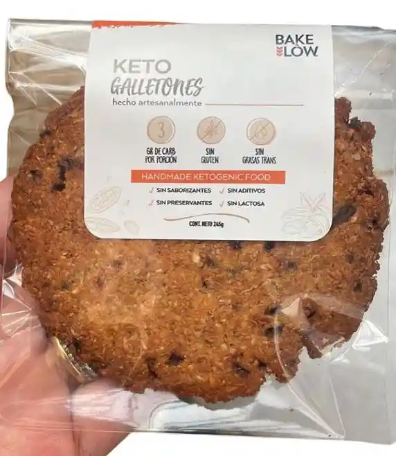 Bake And Low - Galleton Keto 245g Galleta Sin Gluten Bake And Low