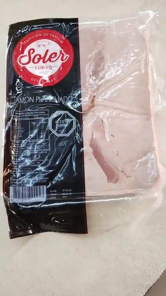 Jamón Planchado 250g