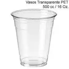 Vaso Transparente 16 Oz 25 Unid.