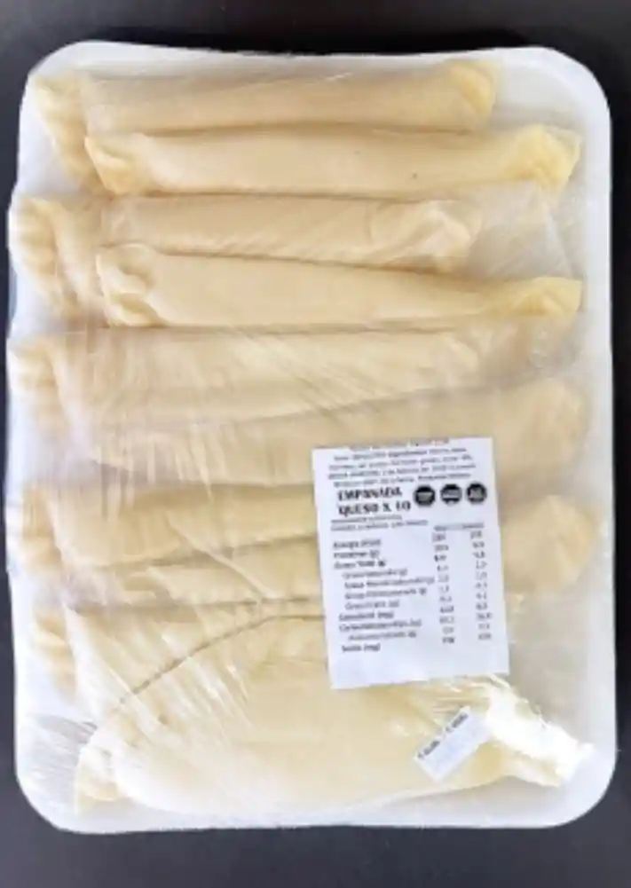 Empanadas De Queso Para Freír U Hornear - 10 Unidades (14cm)