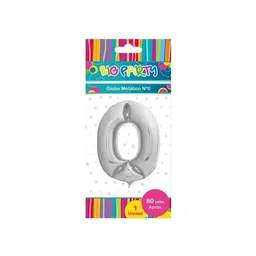 Globo Metalico Big Party 80 Cm. Cero