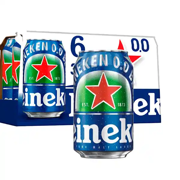 Pack Heineken Zero Sin Alchol Lata 500cc