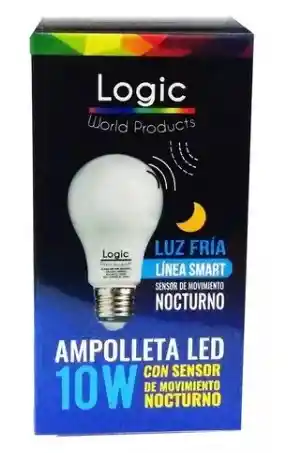 Ampolleta Led Con Sensor Nocturno 10w